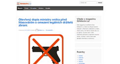 Desktop Screenshot of magazin.strelectvi.cz